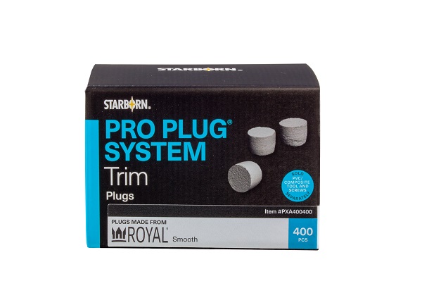 Pro Plug® Royal® / Celect® Trim Plugs for 250lin ft