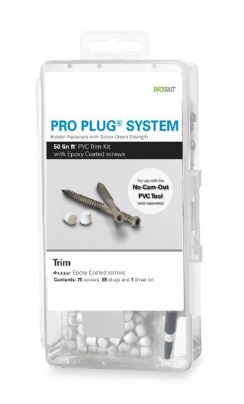 Pro Plug System® for Kleer® Trim- 50 Lin FT with Epoxy Screws