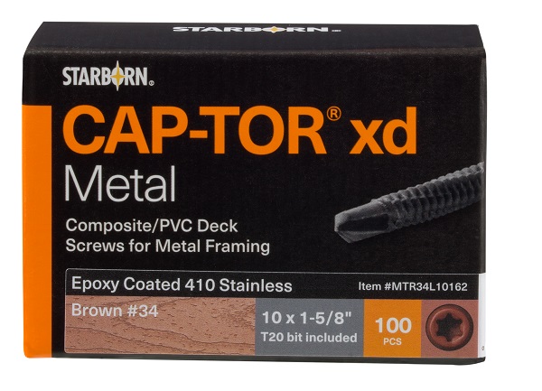 Cap-Tor xd Metal Screws #10 x 1-5/8"