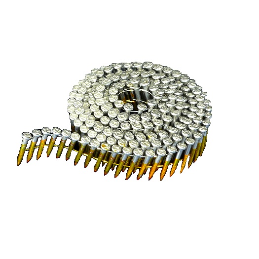 15° Knurled Stainless Steel Wire Coil Ballistic Pins  