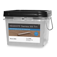 HEADCOTE® Trim Screw #7 x 1-5/8" 5000pc Box