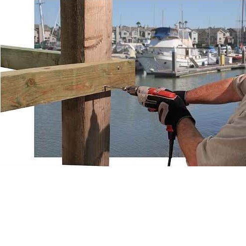 Timber Hex screw installation