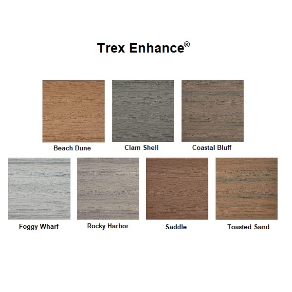 Pro plugs for Trex Enhance match your deck boards perfectly
