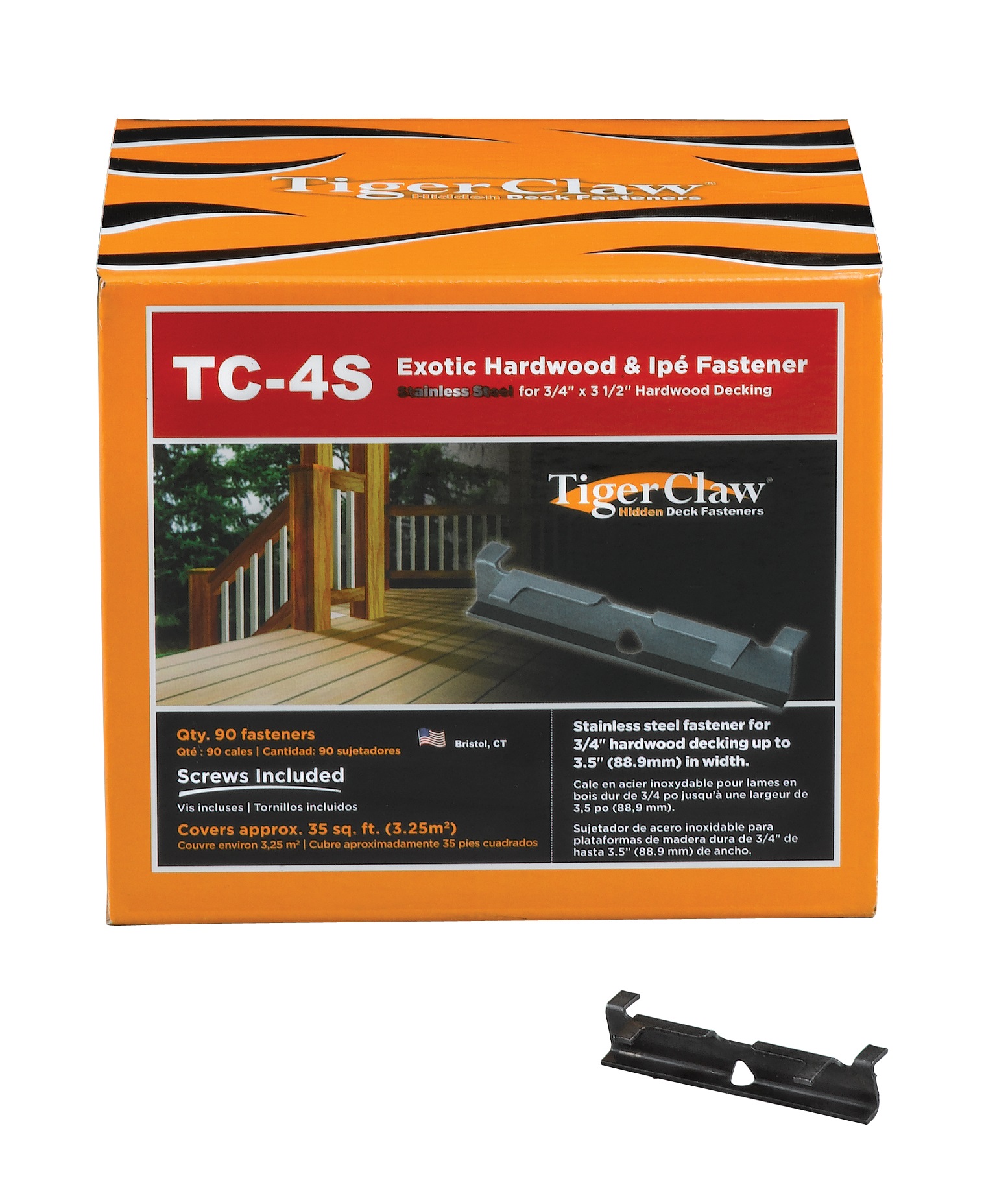 Tiger Claw Hidden Deck Fasteners Mansquan Fasteners