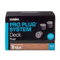 Open Box- Pro Plug System for Trex, Pebble Grey Plugs