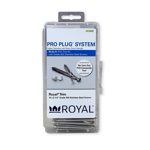 Pro Plug System Kit for Royal Woodgrain Trim, Open Box