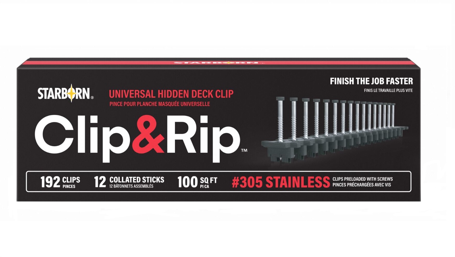 Clip & Rip Universal Hidden Deck Clip