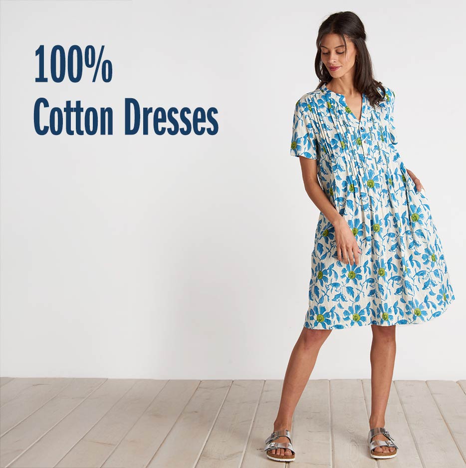 100% Cotton Dresses