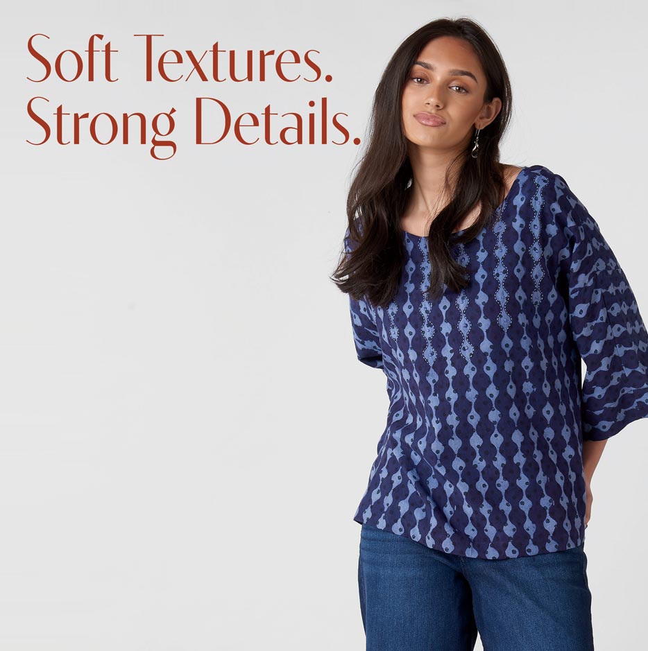 Soft Textures. Strong Details.