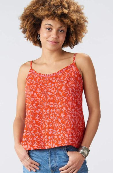 Adjustable Straps Cami - Carrot Adjustable Straps Cami - Carrot