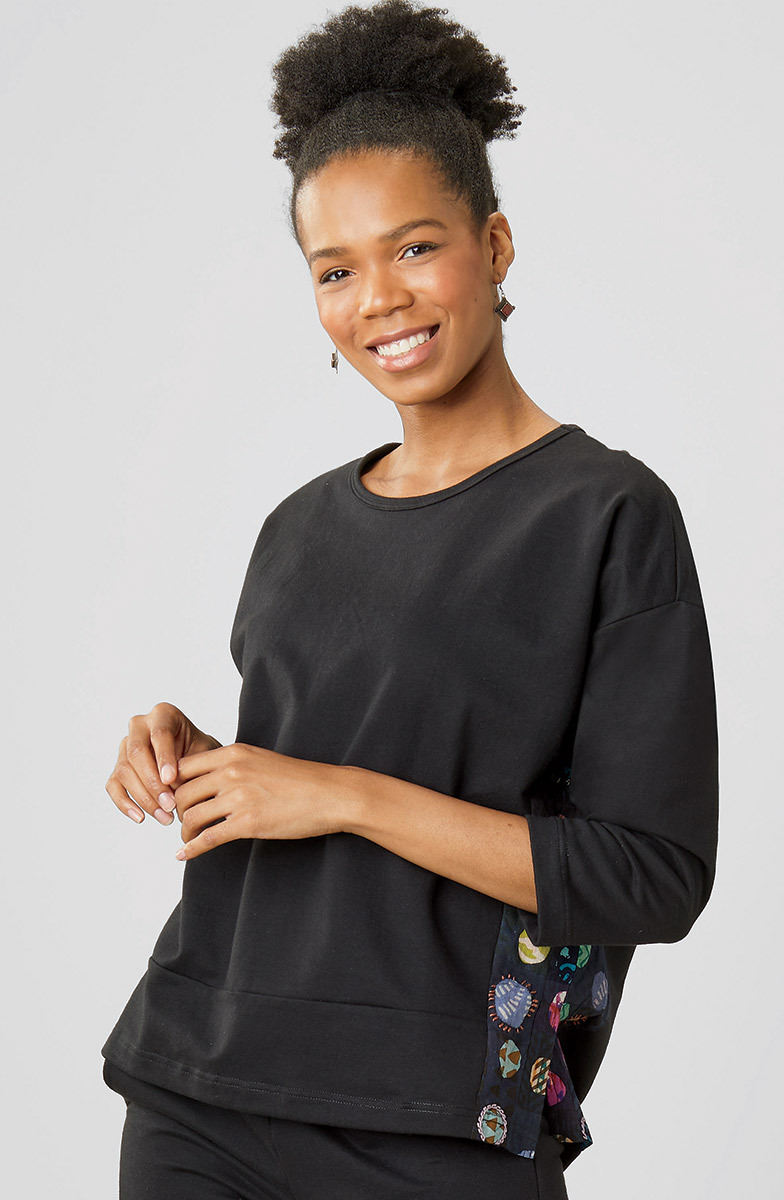 Suhana Organic Sweatshirt - Black