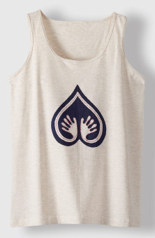 Leela Logo Tank - Oatmeal