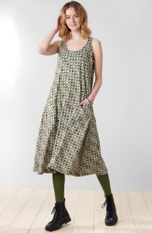 Supriya Dress - Aloe/Multi