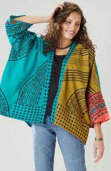 Sunita Jacket - Azure/Multi