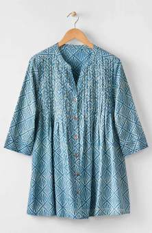 Vaishali Tunic - Blue agave