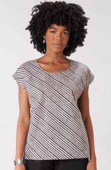 Tivisha Top - Natural/Black