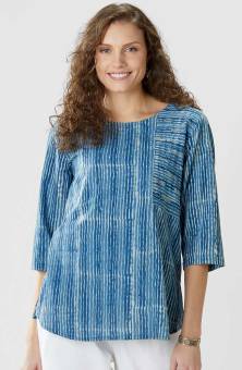 Divya Top - Indigo