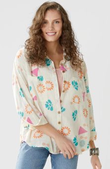 Ranjitha Shirt - Natural/Multi