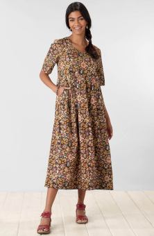 Geethali Dress - Black/Multi