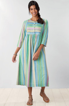 Vasanti Dress - Spearmint/Multi