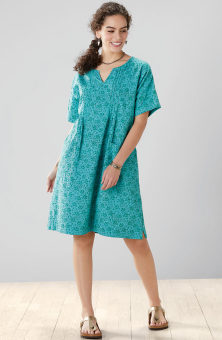 Snehal Dress - Mediterranean blue