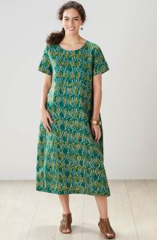 Sandhya Dress - Fern green
