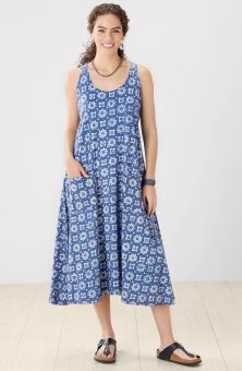 Supriya Dress - Tranquil blue