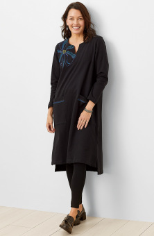 Sanjana Organic Dress - Black