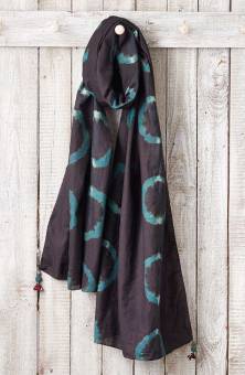 Scarf - Black/Green