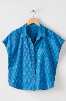 Adira Shirt - Bondi blue