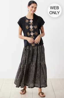 Product Image of Ashiana Skirt - Black/Natural