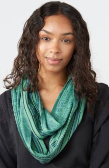 Infinity Organic Scarf - Rainforest green