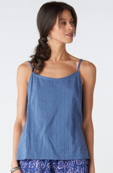 Adjustable Straps Cami - Tranquil blue