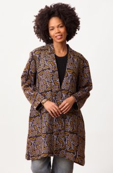 Shimoga Quilted Swing Jacket - Black/Multi