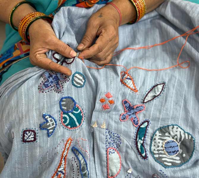 The Amreli Tunic: A Testament to Human Touch