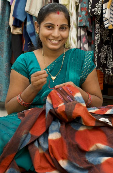 Women Artisan Doing Embroidery