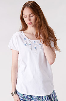 Dolman Tee - White