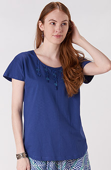 Dolman Tee - Ink blue