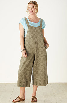 Deepti Overalls - Soft olive