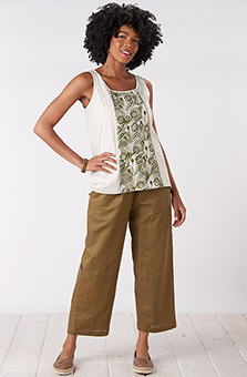 Kesari Cargo Pant - Curry Leaf