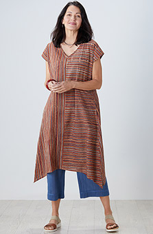 Shefali Dress - Beeswax/Multi