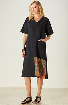 Siwani Dress - Black/Chindi