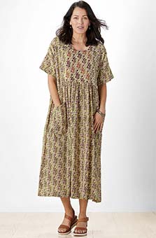 Meadow Dress - Citron/Multi