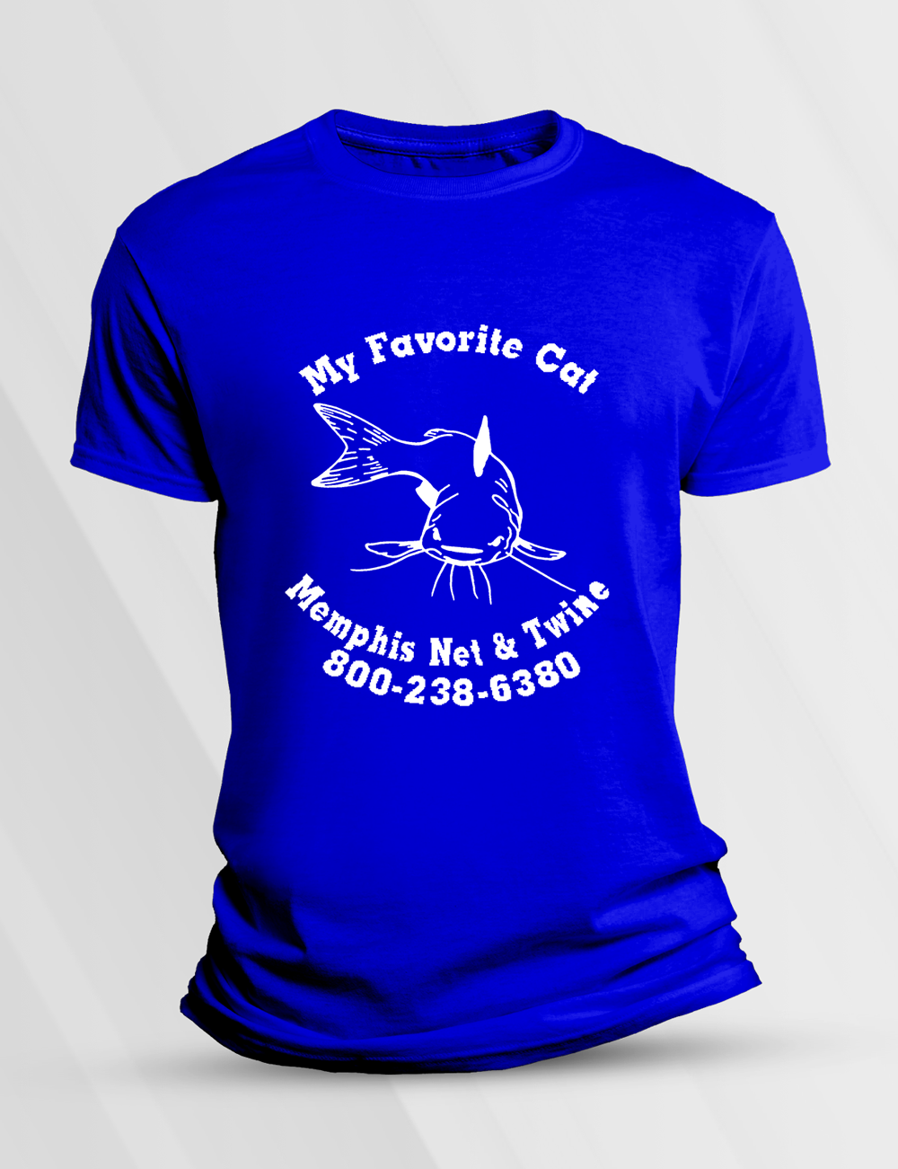 T-Shirt, Official "My Favorite Cat", Blue
