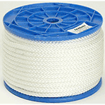 Braided Polypropylene Rope, White