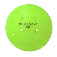 Pickleball Dura Balls, Outdoor, Yellow, 6 Pack