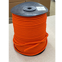 Braided Poly Foamcore, 3/8 in. by 600 ft., Orange Jacket