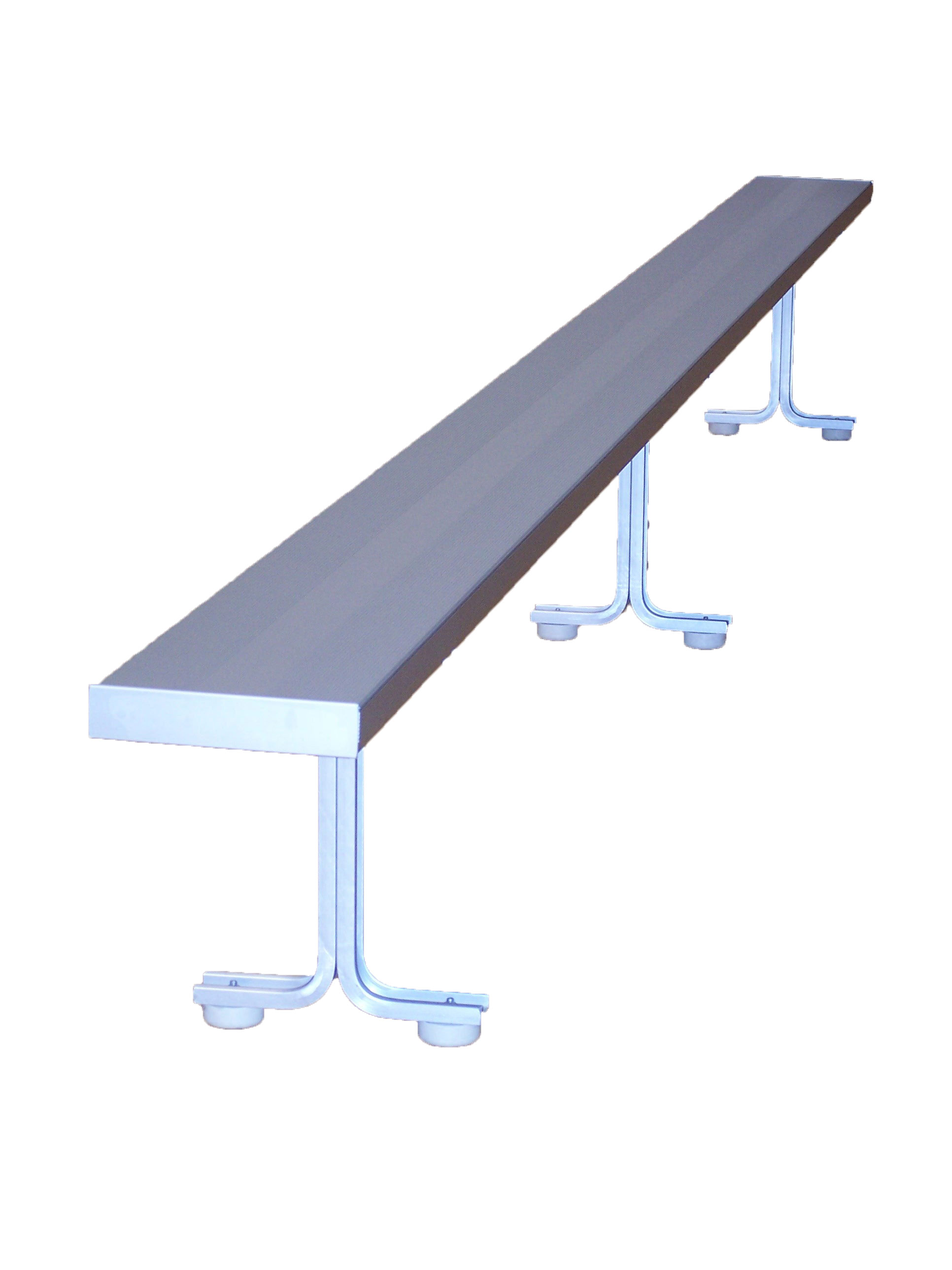 Bench without BackRest - Portable, All Aluminum 