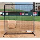 Black Series Softball Pitcher'S Protective Screen  7'X7' With Cutout
