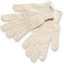 Gloves, Knit Wrist, String Knit, Large